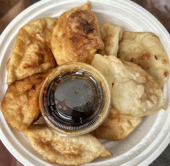 8. Fried Pork Dumplings 肉锅贴